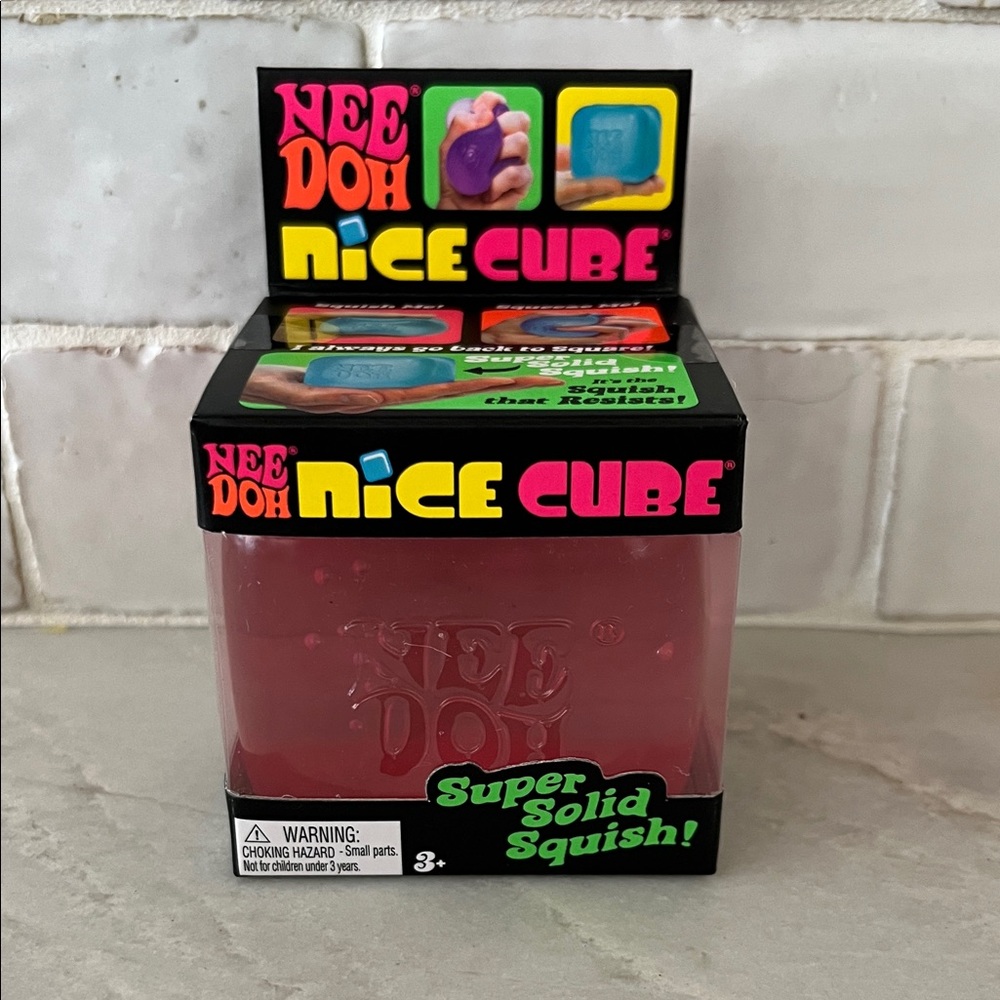 Nice Cube Super Solid Squish NEE DOH -  Pink
